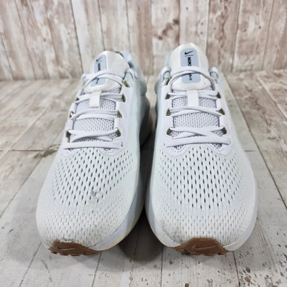 Nike Air Winflo 11 Womens White Pure Platinum Running Shoes FJ9510-107 US 10
